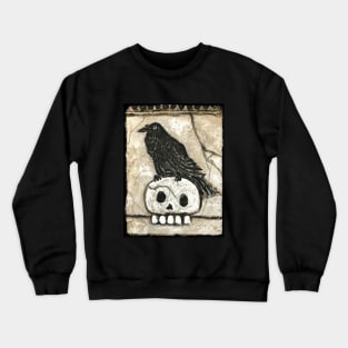 Raven and Skull Crewneck Sweatshirt